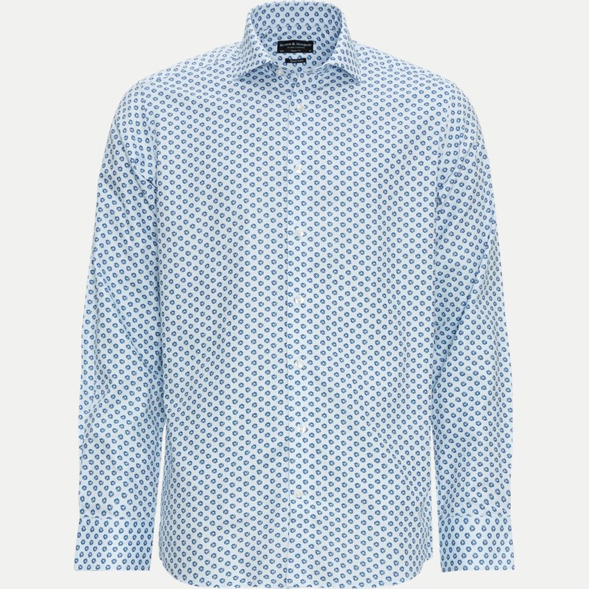 Bruun & Stengade Shirts BARRY SHIRT 2401-16001 LIGHT BLUE